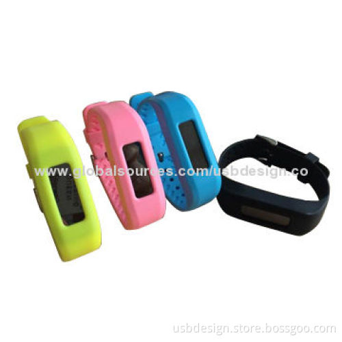 Customized Bluetooth Bracelets in Soft Comfortable Silicone Watchband